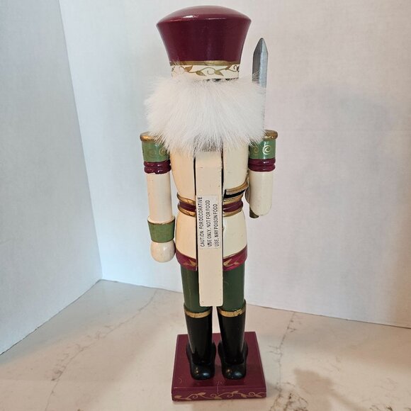 Dan Dee Collectors Choice Deluxe Nutcracker 15" Tall In Box With Sword - Picture 8 of 9